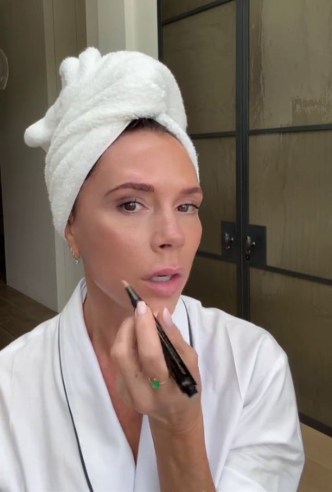 Victoria Beckham's skin always looks flawless