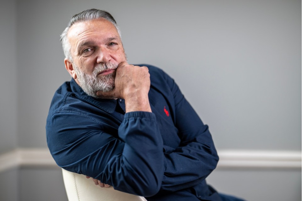 Mandatory Credit: Photo by Paul Grover/REX/Shutterstock (14767716k) Portraits of Neil Ruddock who has recently undergone substantial weight loss and written a book of his life Neil Ruddock interview, London, UK - 03 Oct 2024