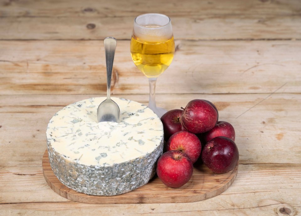 A cold cider with cheese is a perfect combination, no matter the type