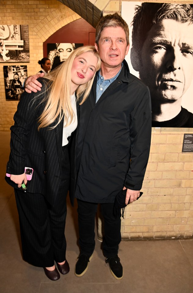 Anais with Oasis star dad Noel