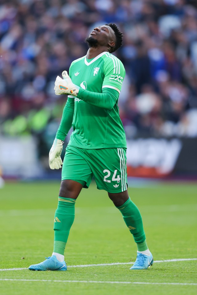 United keeper Andre Onana let in a goal direct from a corner at Wolves