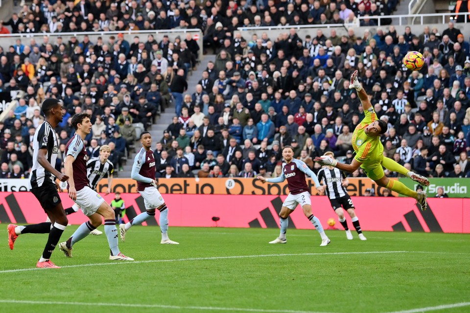 The Toon winger curled expertly into the top corner