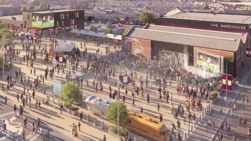 Aston Villa to build Premier League's largest beer hall in 'The Warehouse'