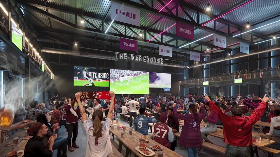 Access to the beer hall will be free to ticketed supporters on matchdays