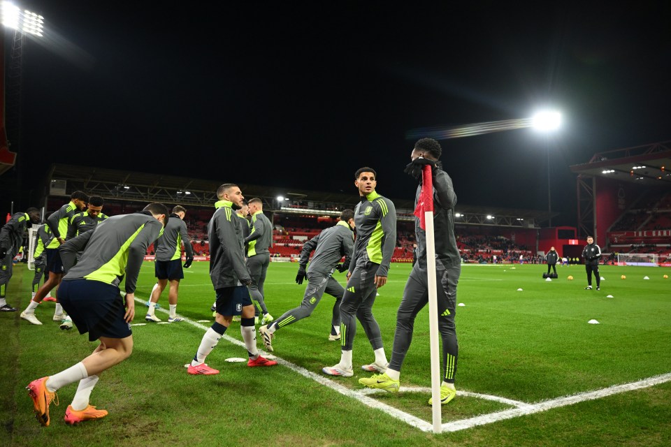 The defender pulled out during the warm-up