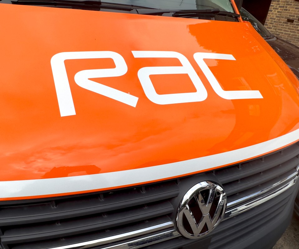 RAC roadside assistance van.