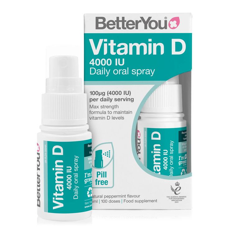 She also uses Better You Vitamin D daily oral spray 'religiously'