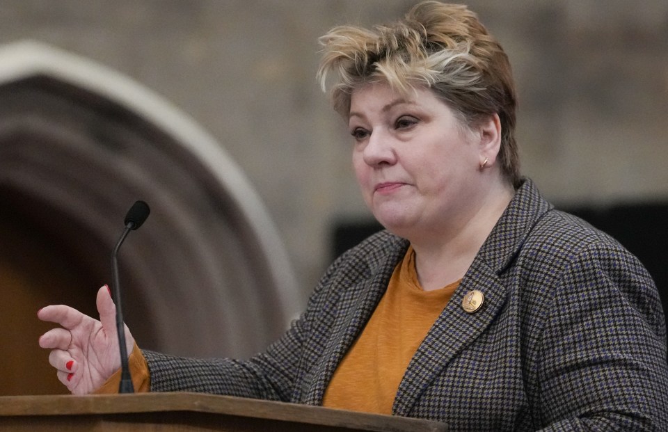 Labour MP Emily Thornberry, the foreign affairs committee chair, has received a damehood