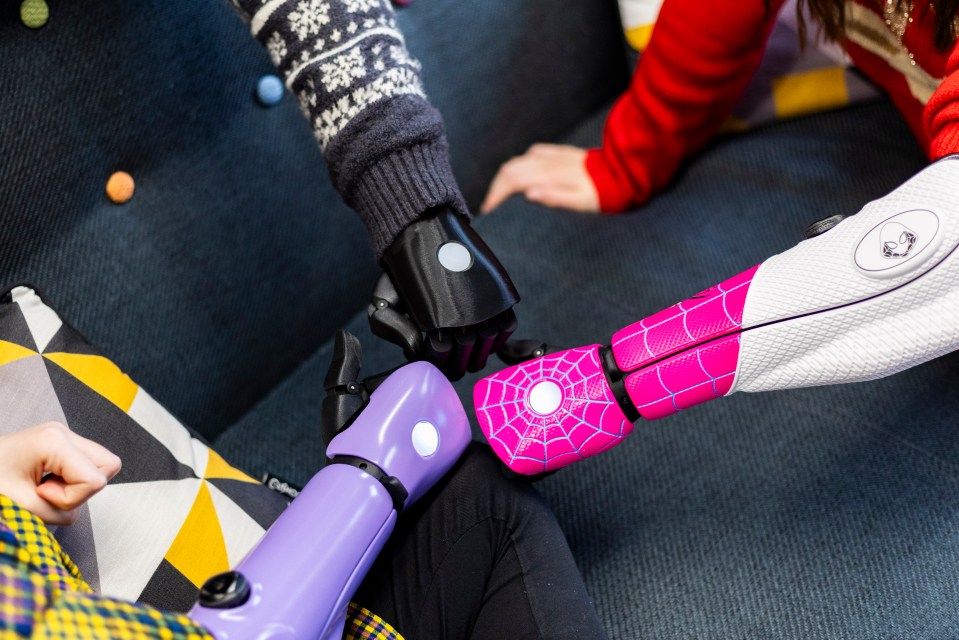 Three children have received new bionic limbs thanks to £180,000 raised by The Big Hero 3 campaign