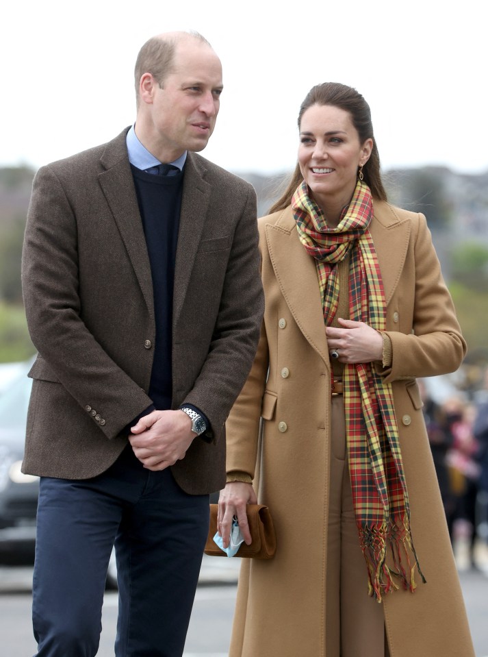 Her designs are loved by Princess Kate who is seen wearing one of her tailored trench coats