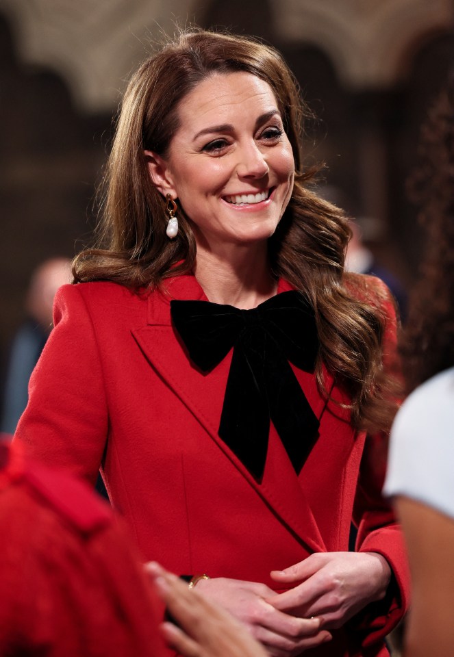 Kate looked a picture of health at the Westminster Abbey carol service she helped arrange