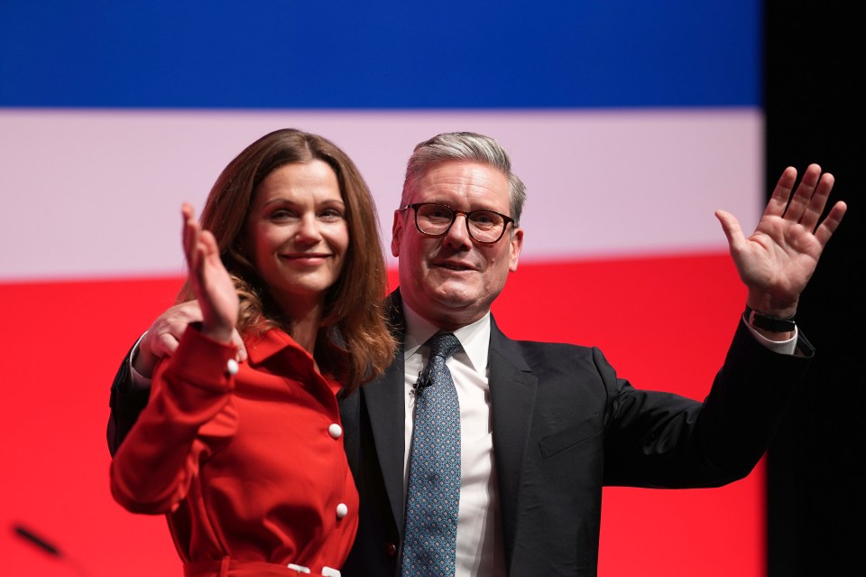 Keir with wife Lady Victoria Starmer