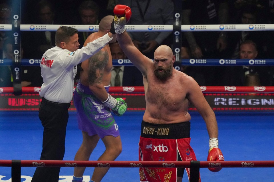 Fury raised his hand at the final bell thinking he had done enough