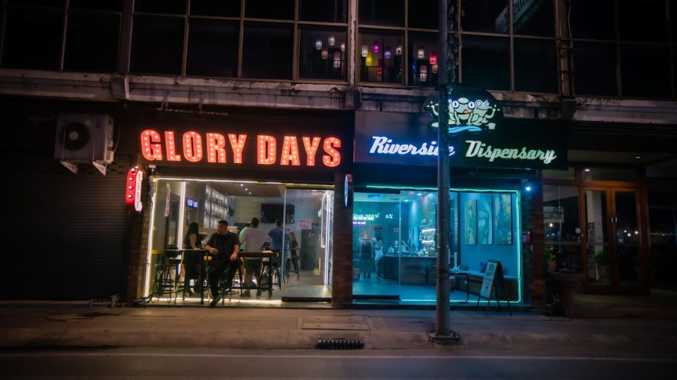 The cannabis dispensary, Glory Days, was where the man and his girlfriend were offered the magic mushrooms