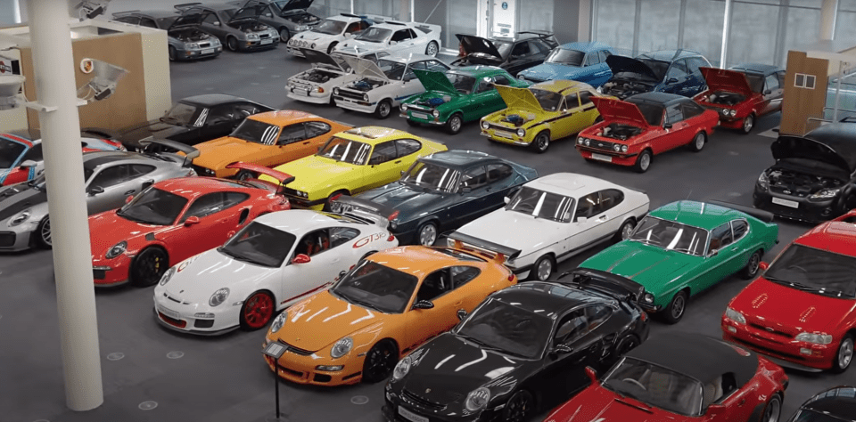 The private car collection was briefly opened up to the public in November