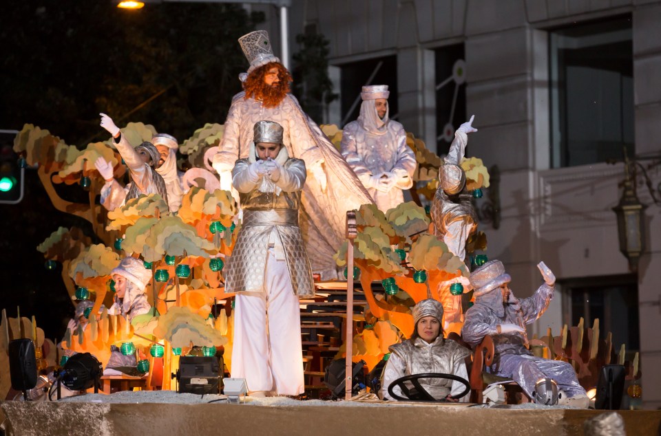 For Spaniards, the main event of Christmas is on January 4 and 5, when most towns and villages will enjoy an evening parade to celebrate the arrival of the three kings