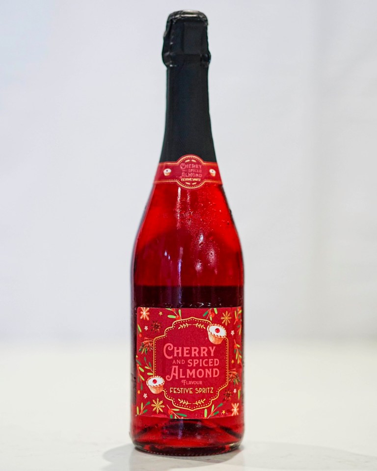 .Morrisons cherry and spiced almond aperol spritz was very sweet