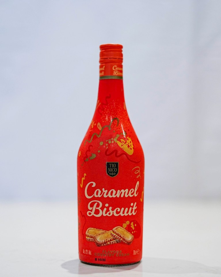 Lidl Tio Nico caramel biscuit flavour liqueur did not have a good scent