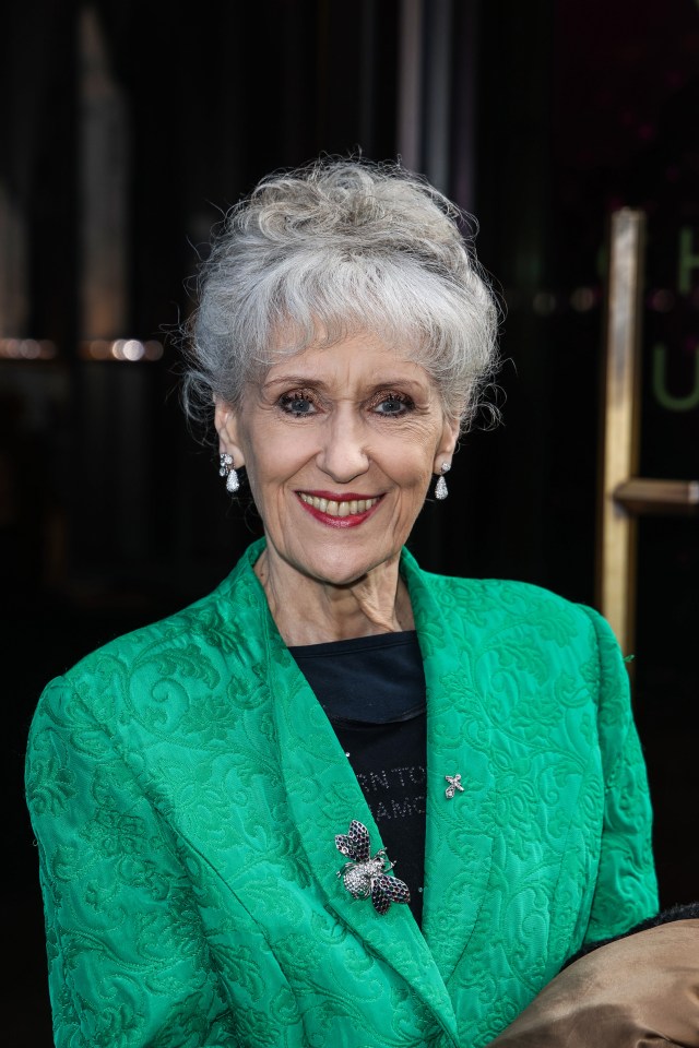 Anita Dobson at the TRIC Christmas Lunch.