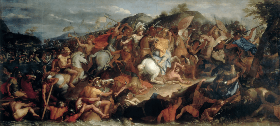 Charles Le Brun's depiction of the Battle of the Granicus.