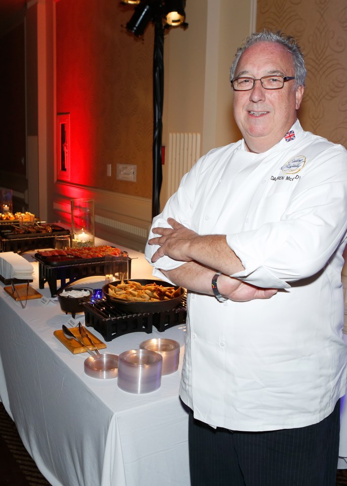 Chef Darren McGrady at BritWeek's 10th anniversary event.