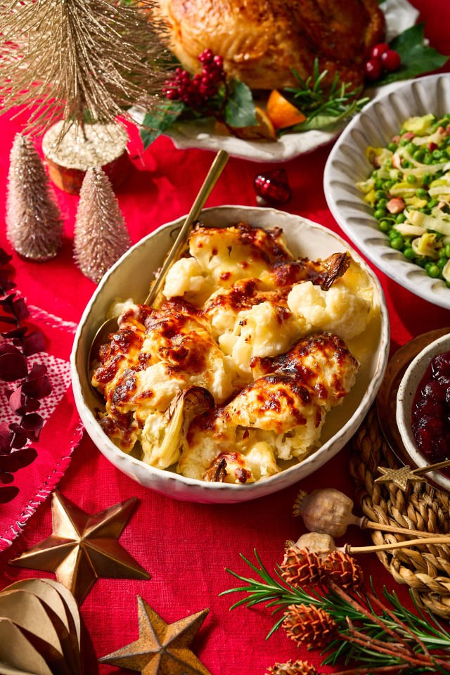 This cauliflower cheese will please the whole family