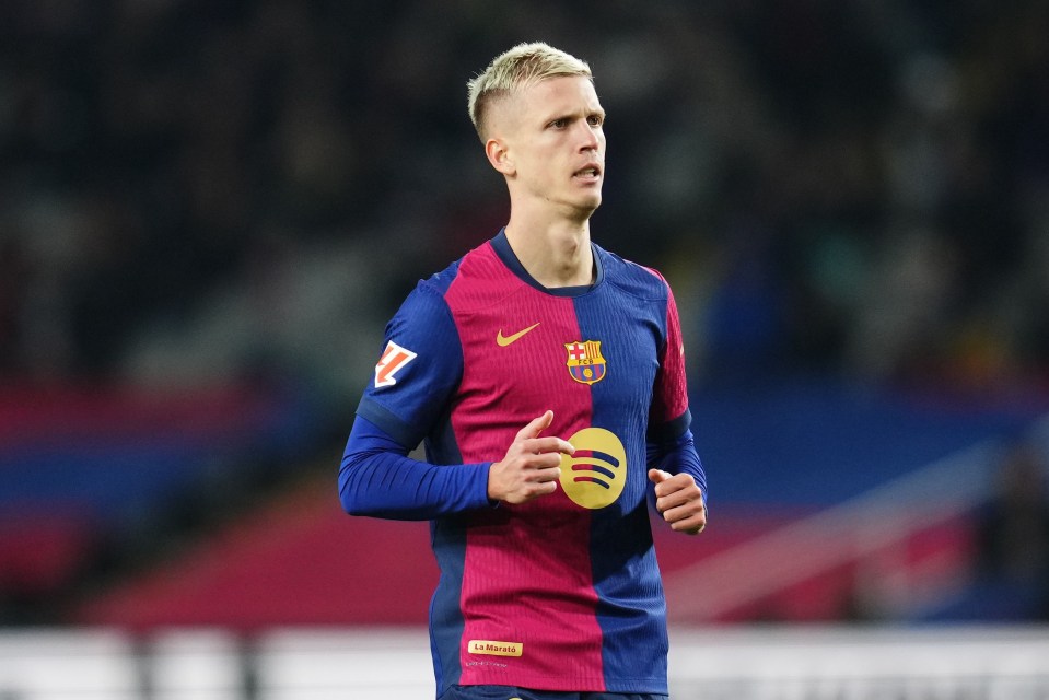 Dani Olmo of FC Barcelona.