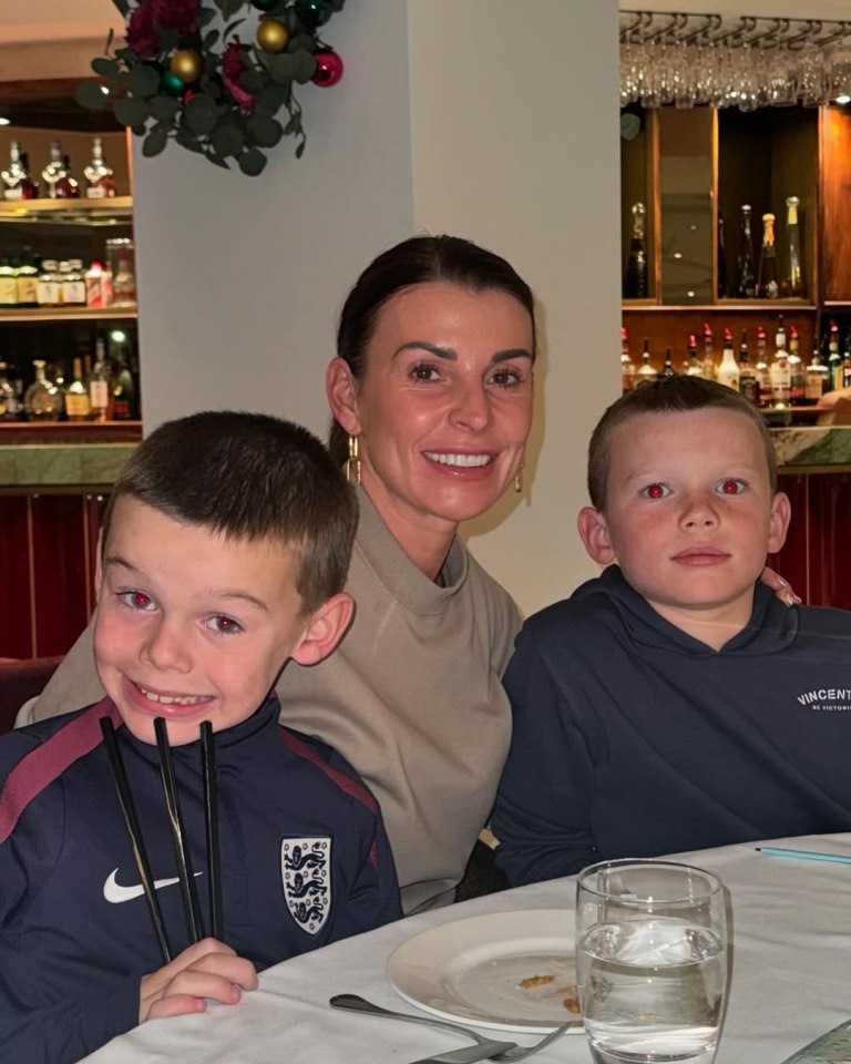 coleen and wayne rooney with kids wish everyone a happy christmas in matching pyjamas..//www.instagram.com/p/DEA8IEJtMAy/?hl=en-gb&img_index=4..