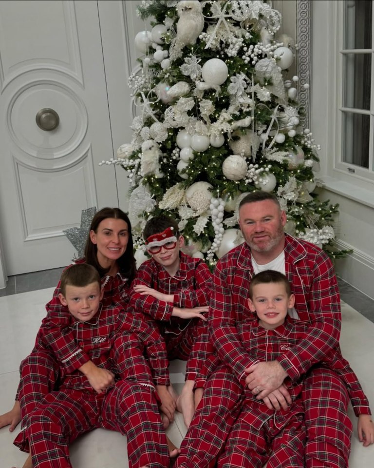 Coleen shared more family snaps as she wished fans a Merry Christmas