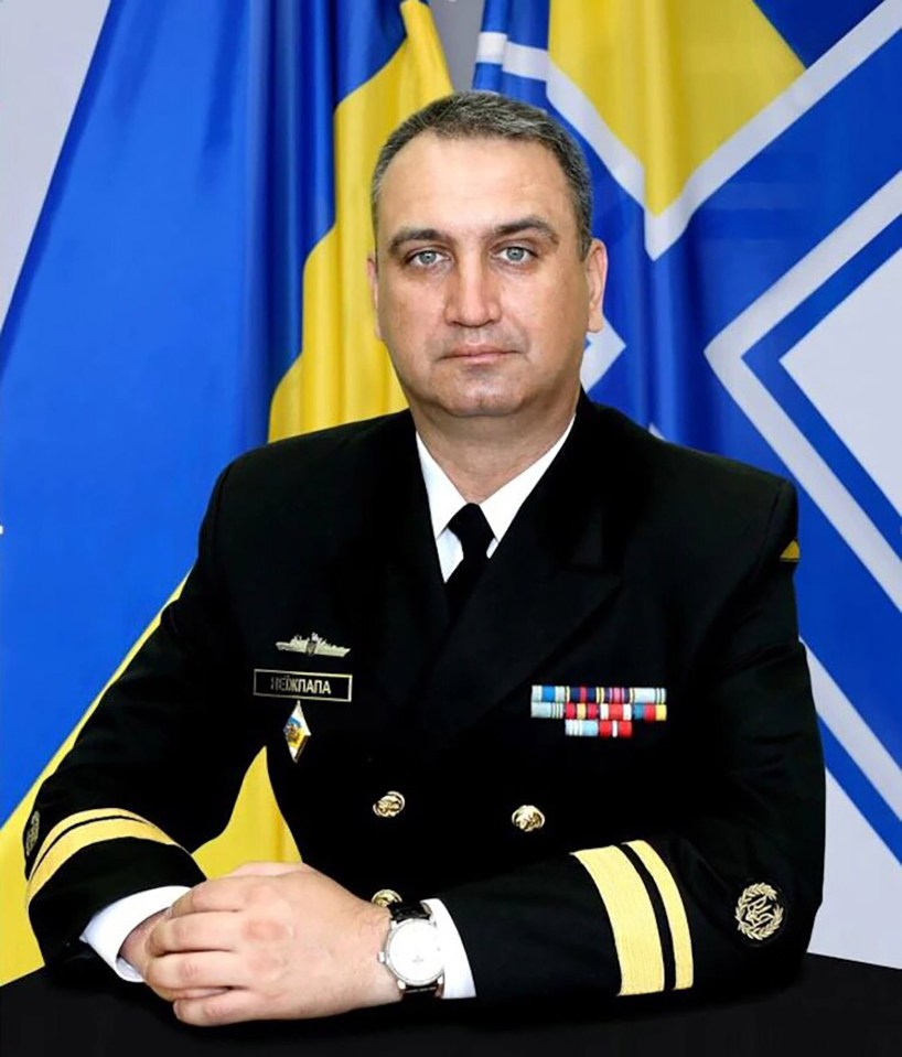 Commander of the Ukrainian Navy, Vice Admiral Oleksiy Neizhpapa