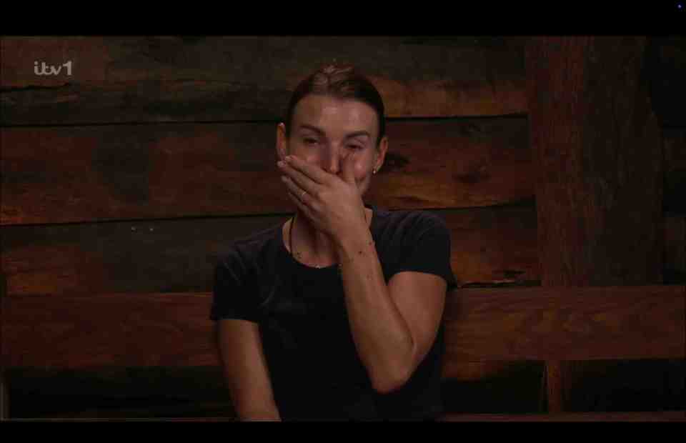 Coleen Rooney sobbed during the I'm a Celeb final