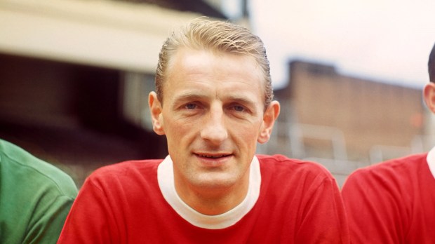 George Eastham in an Arsenal jersey.