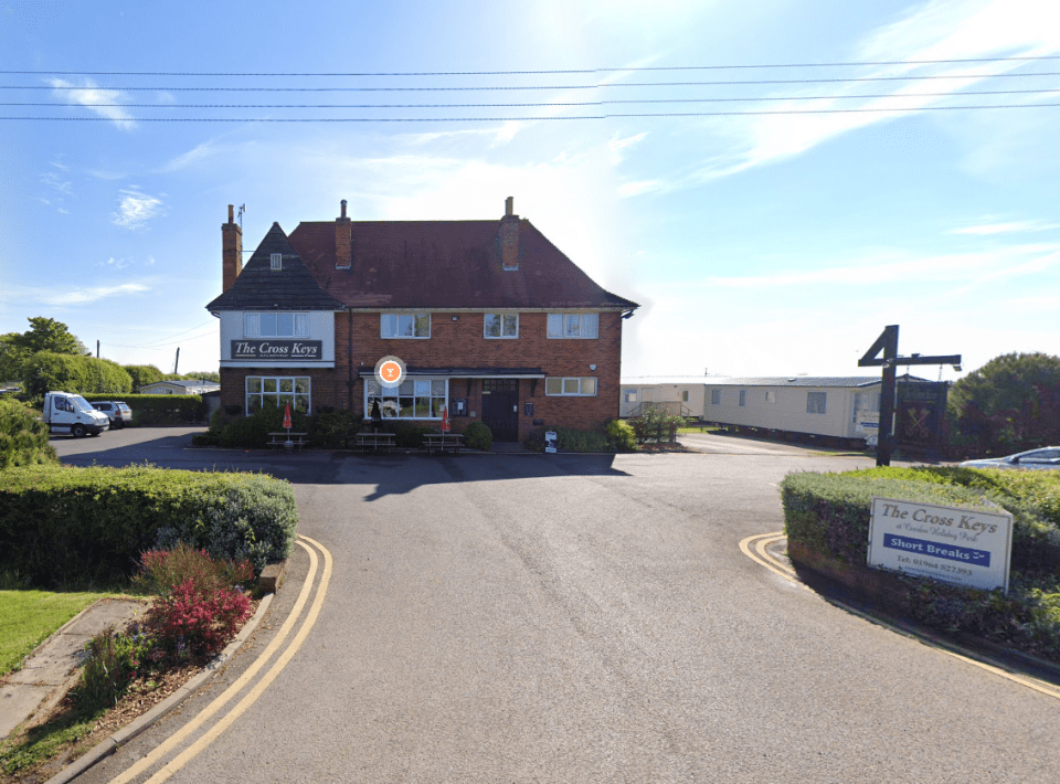 The tiny village has just one pub called the Cross Keys