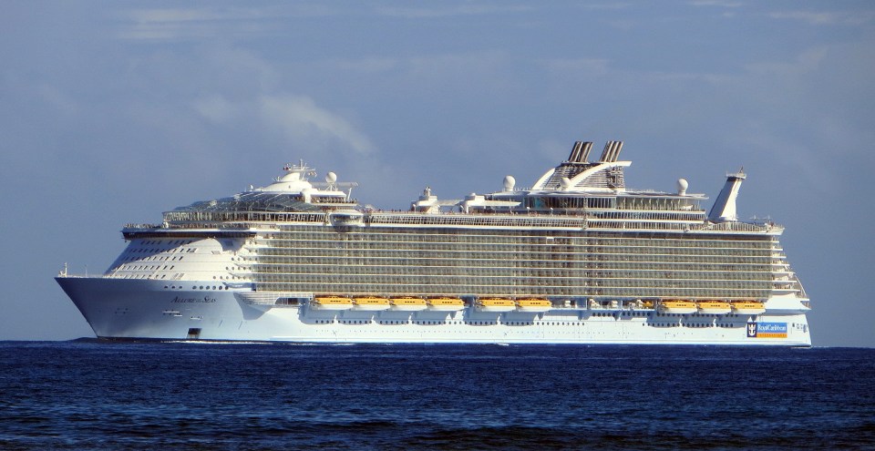 The Allure of the Seas cruise ship.