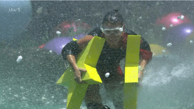 I'm A Celebrity's Coleen Rooney took on Celebrity Cyclone tonight