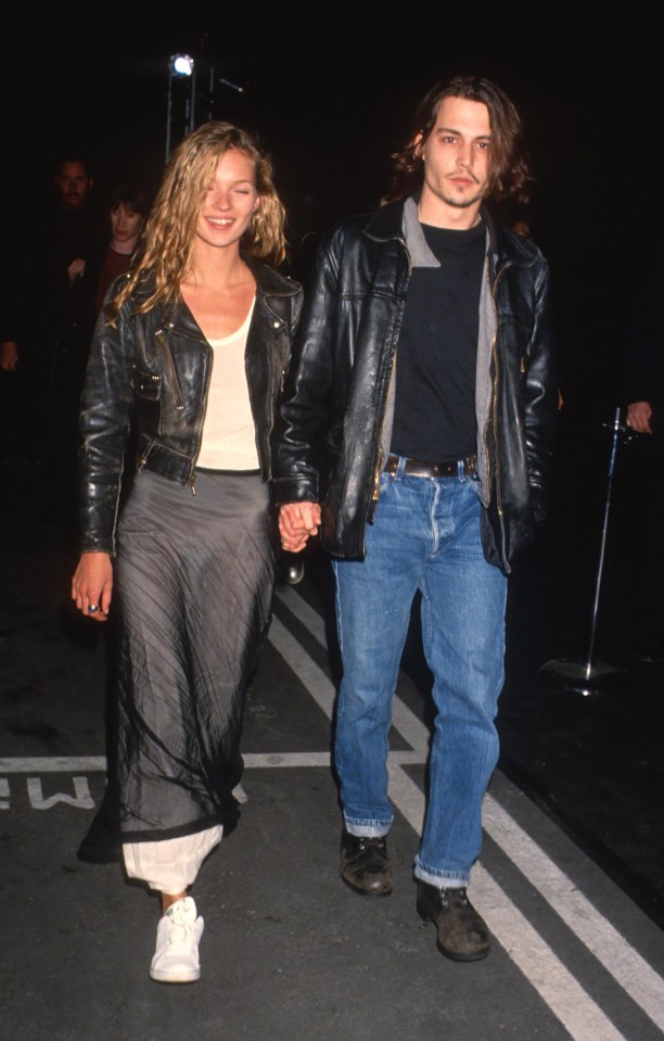 Kate Moss and Johnny Depp were regarded as the coolest couple in the world in the Nineties