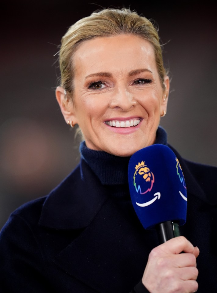 Kelly is reported to be about to take over the Match Of The Day presenter’s chair from Gary Lineker - pictured Gabby Logan