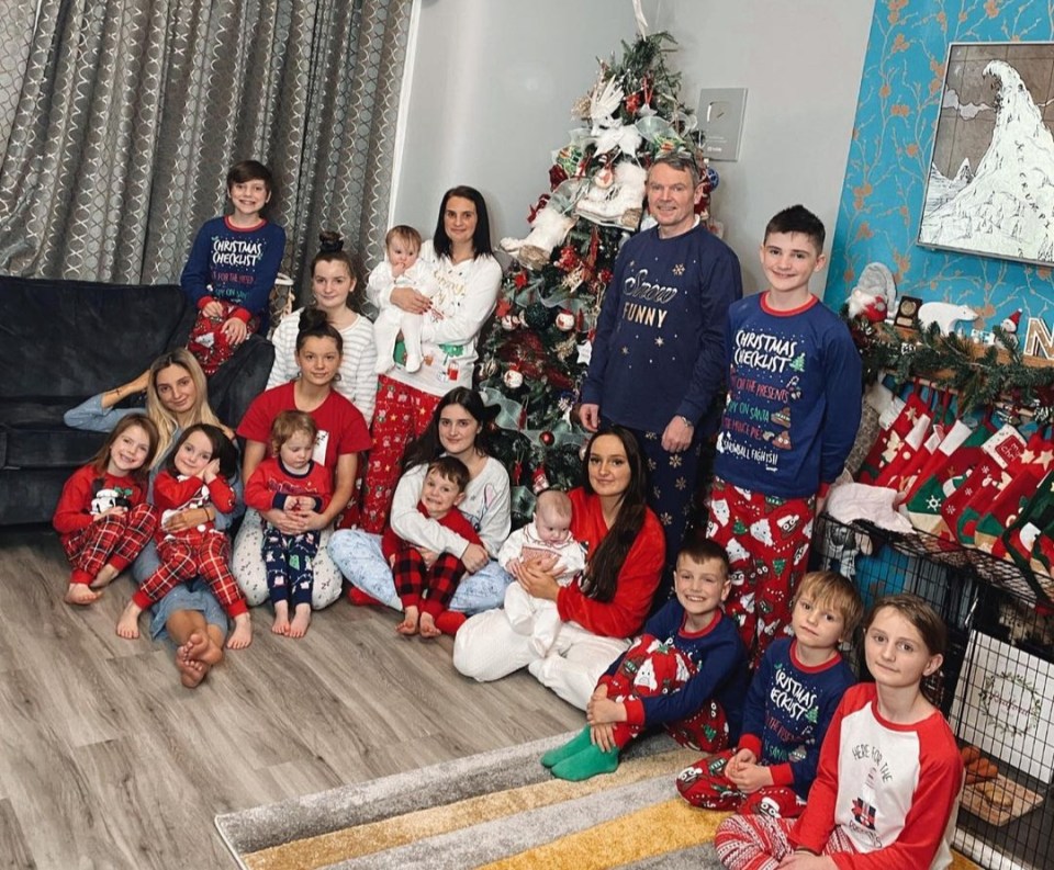 The Radford family are known for going the extra mile over Christmas