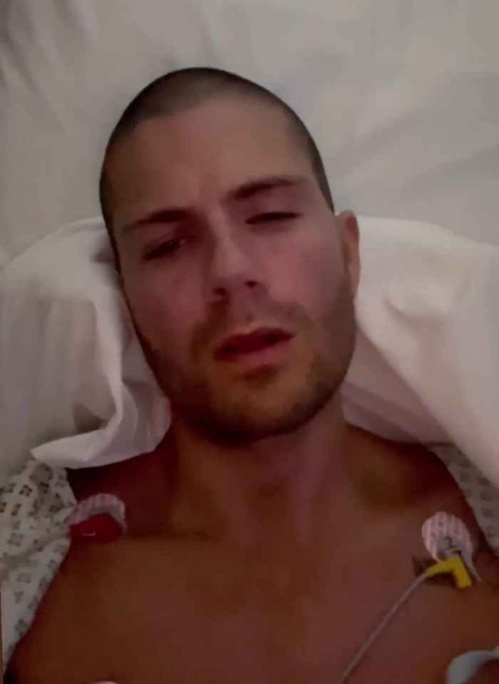 Max has been keeping his fans updated from his hospital bed