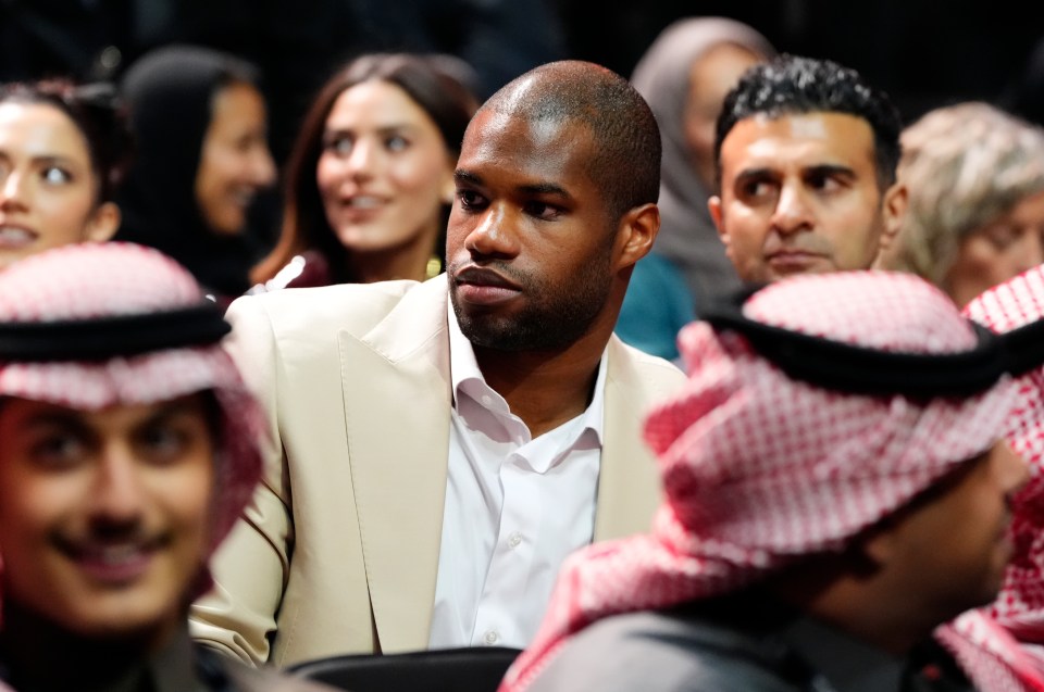 Daniel Dubois, who holds one of the heavyweight belts, was in attendance