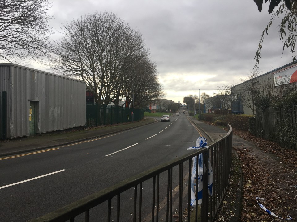 Dartmouth Road in Smethwick where a two-year-old has sadly died