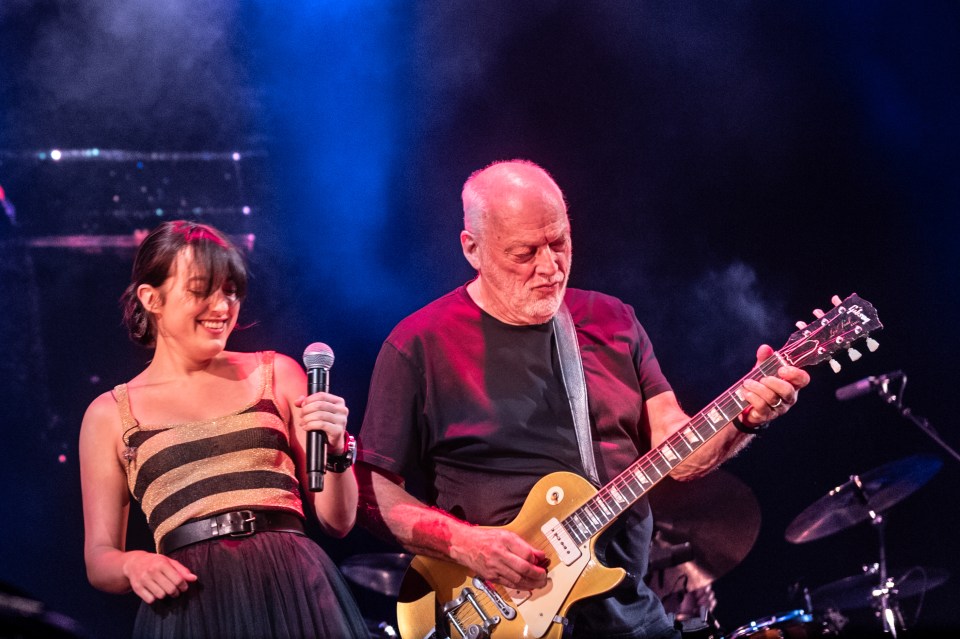 For Pink Floyd’s David Gilmour, 2024 has been one of those golden years - with this recognised as he heads our top 50 albums - pictured with daughter Romany