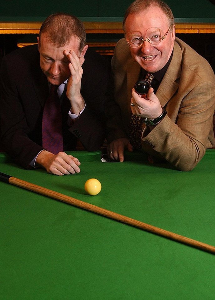 Steve Davis and Dennis Taylor have reunited to recreate the greatest snooker match of all time