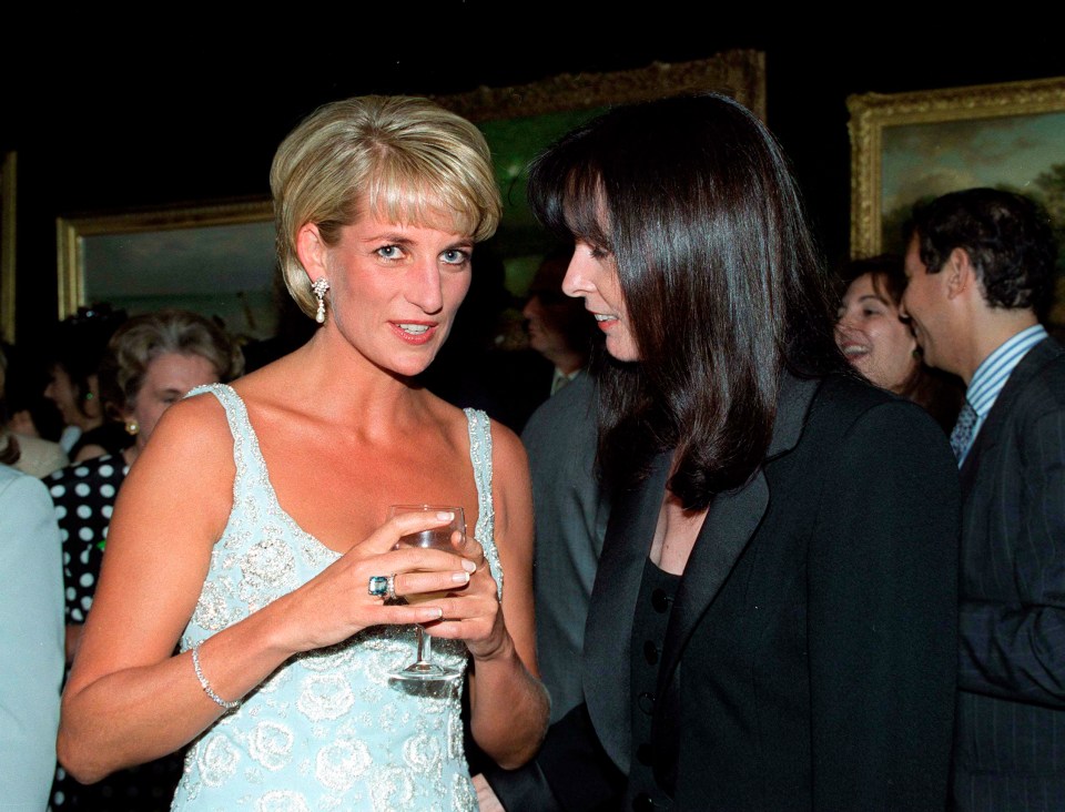 The ring was said to be Diana's 'replacement engagement ring'