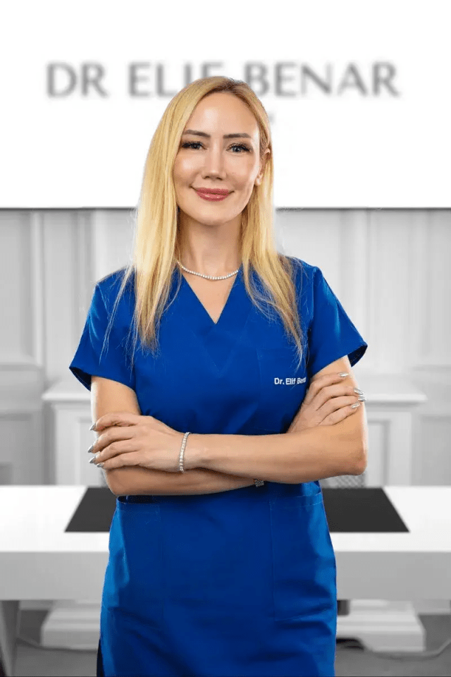 Doctor and dermatologist Dr Elif Benar