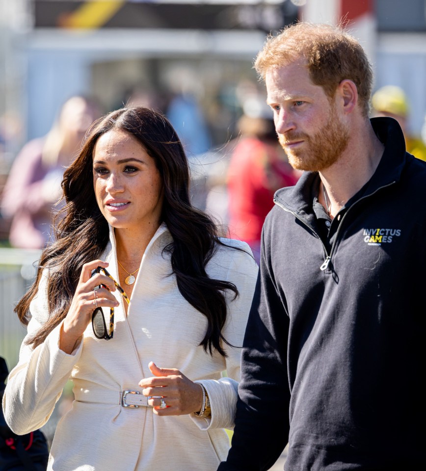 The Duke and Duchess of Sussex at the Invictus Games.