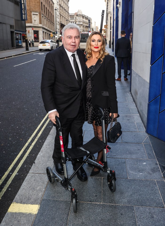 Eamonn Holmes and his girlfriend Katie Alexander at the TRIC Christmas Lunch.