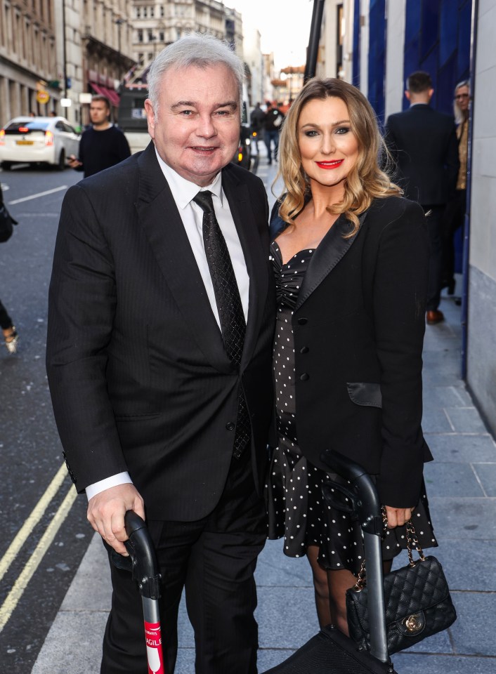 Eamonn Holmes and Katie Alexander at the TRIC Christmas Lunch.