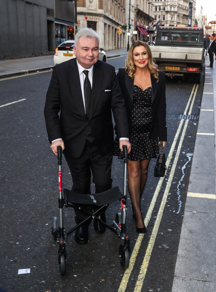 Eamonn Holmes and his girlfriend Katie Alexander arrive at the TRIC Christmas Lunch.