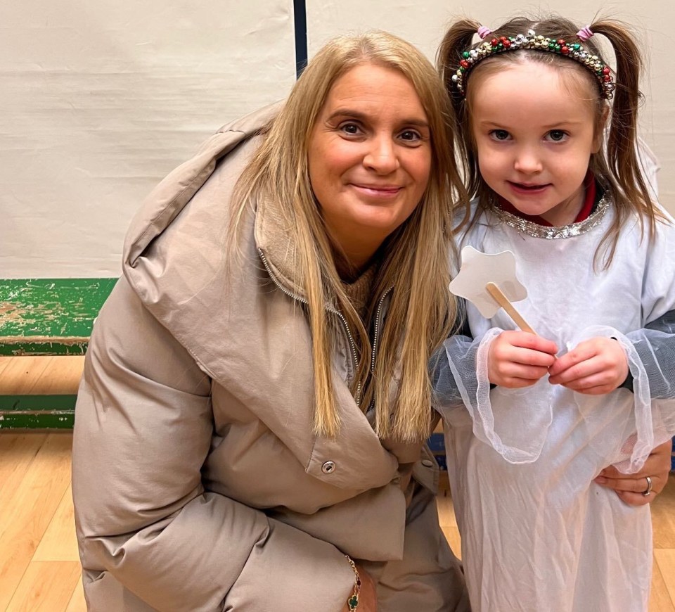 Sue Radford took to Instagram to reveal the "strange" parenting milestone she'd hit as she attended her last ever reception kids' Christmas nativity to watch Heidi as an angel